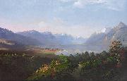 Blick auf den Genfer See August Ludwig Erhard Boll